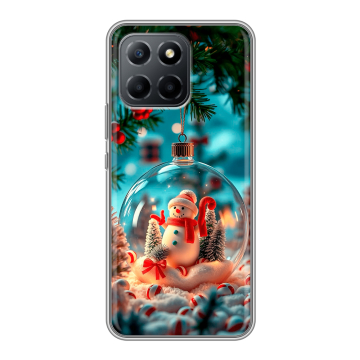 Силиконовый чехол на Huawei Honor 70 Lite 5G с принтом Новый год Силиконовый чехол на Huawei Honor 70 Lite 5G с принтом Новый год