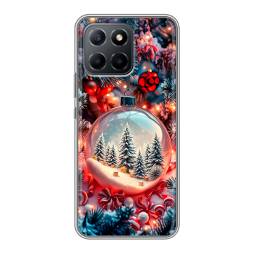 Силиконовый чехол на Huawei Honor 70 Lite 5G с принтом Новый год Силиконовый чехол на Huawei Honor 70 Lite 5G с принтом Новый год