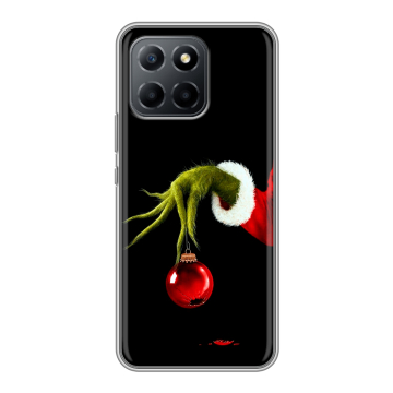 Силиконовый чехол на Huawei Honor 70 Lite 5G с принтом Новый год Гринч Силиконовый чехол на Huawei Honor 70 Lite 5G с принтом Новый год Гринч