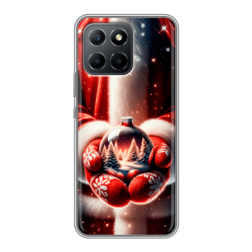 Силиконовый чехол на Huawei Honor 70 Lite 5G с принтом Новый год