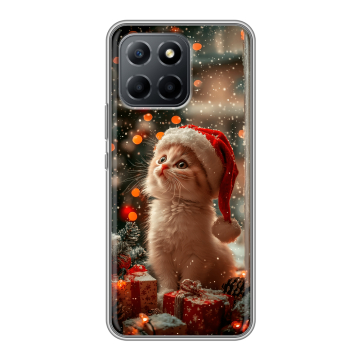 Силиконовый чехол на Huawei Honor 70 Lite 5G с принтом Новый год