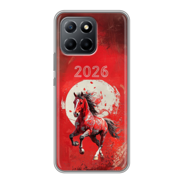 Силиконовый чехол на Huawei Honor 70 Lite 5G с принтом Новый год