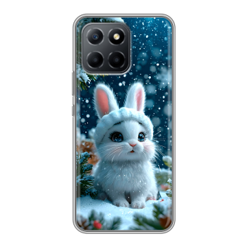 Силиконовый чехол на Huawei Honor 70 Lite 5G с принтом Новый год