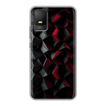 Силиконовый чехол на TCL 403 с принтом Абстракция Силиконовый чехол на TCL 403 с принтом Абстракция