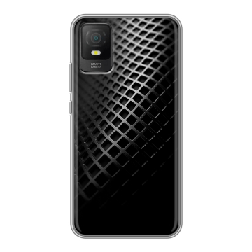 Силиконовый чехол на TCL 403 с принтом Текстура металла Силиконовый чехол на TCL 403 с принтом Текстура металла