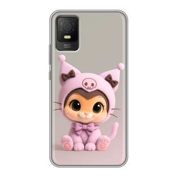 Силиконовый чехол на TCL 403 с принтом Куроми Kuromi Силиконовый чехол на TCL 403 с принтом Куроми Kuromi