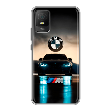 Силиконовый чехол на TCL 403 с принтом БМВ BMW