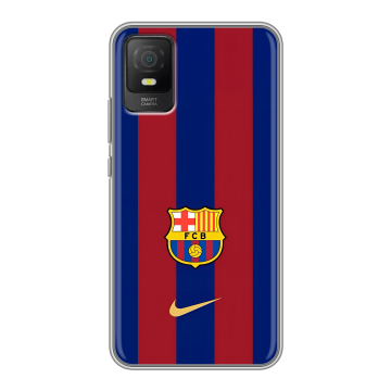Силиконовый чехол на TCL 403 с принтом Барселона Barcelona