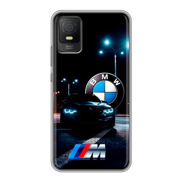 Силиконовый чехол на TCL 403 с принтом БМВ BMW