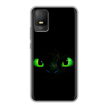 Силиконовый чехол на TCL 403 с принтом Как приручить дракона Силиконовый чехол на TCL 403 с принтом Как приручить дракона
