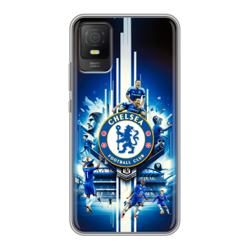 Силиконовый чехол на TCL 403 с принтом Chelsea Челси