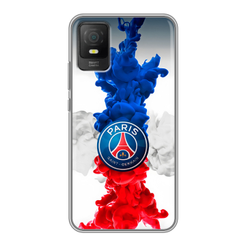 Силиконовый чехол на TCL 403 с принтом PSG ПСЖ