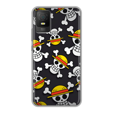 Силиконовый чехол на TCL 403 с принтом One Piece Ван Пис
