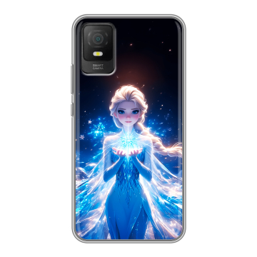 Силиконовый чехол на TCL 403 с принтом Холодное сердце Frozen Силиконовый чехол на TCL 403 с принтом Холодное сердце Frozen