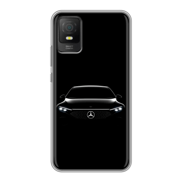 Силиконовый чехол на TCL 403 с принтом Mercedes Мерседес Силиконовый чехол на TCL 403 с принтом Mercedes Мерседес