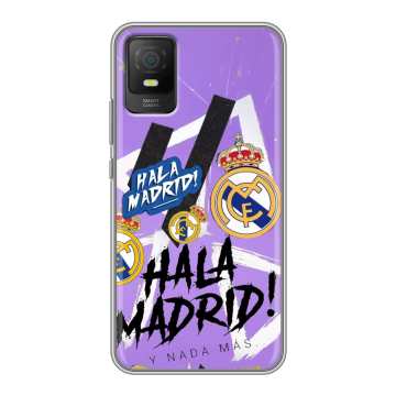 Силиконовый чехол на TCL 403 с принтом Real Madrid Реал Мадрид Силиконовый чехол на TCL 403 с принтом Real Madrid Реал Мадрид