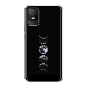 Силиконовый чехол на TCL 403 с принтом женский