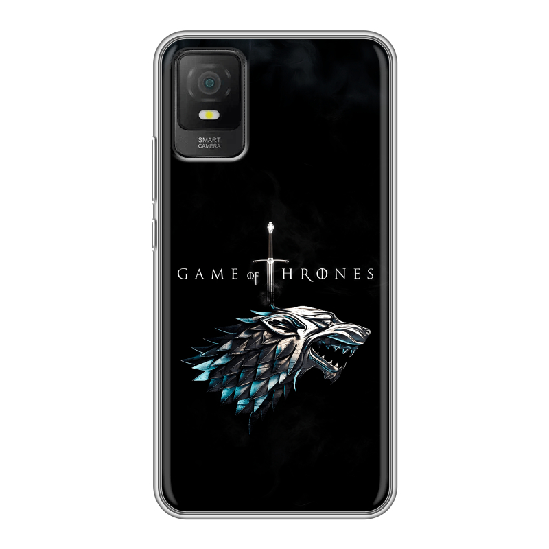 Силиконовый противоударный чехол на TCL 403 с принтом Игра Престолов Game Thrones Силиконовый противоударный чехол на TCL 403 с принтом Игра Престолов Game Thrones