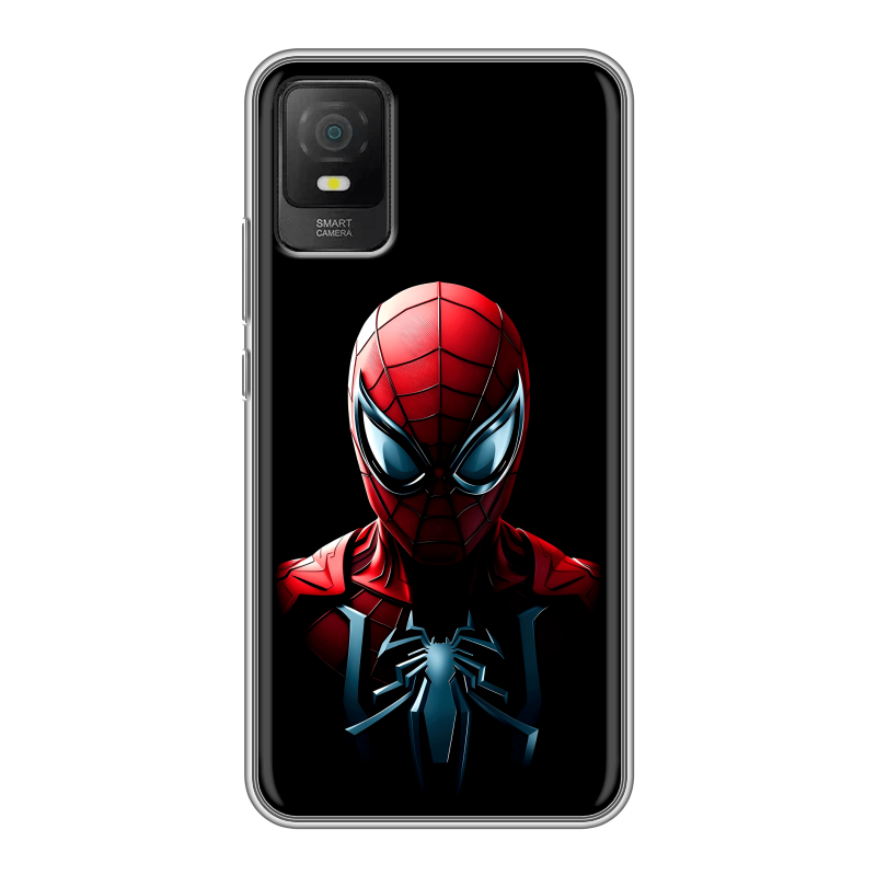 Силиконовый чехол на TCL 403 с принтом Spiderman Человек паук Силиконовый чехол на TCL 403 с принтом Spiderman Человек паук