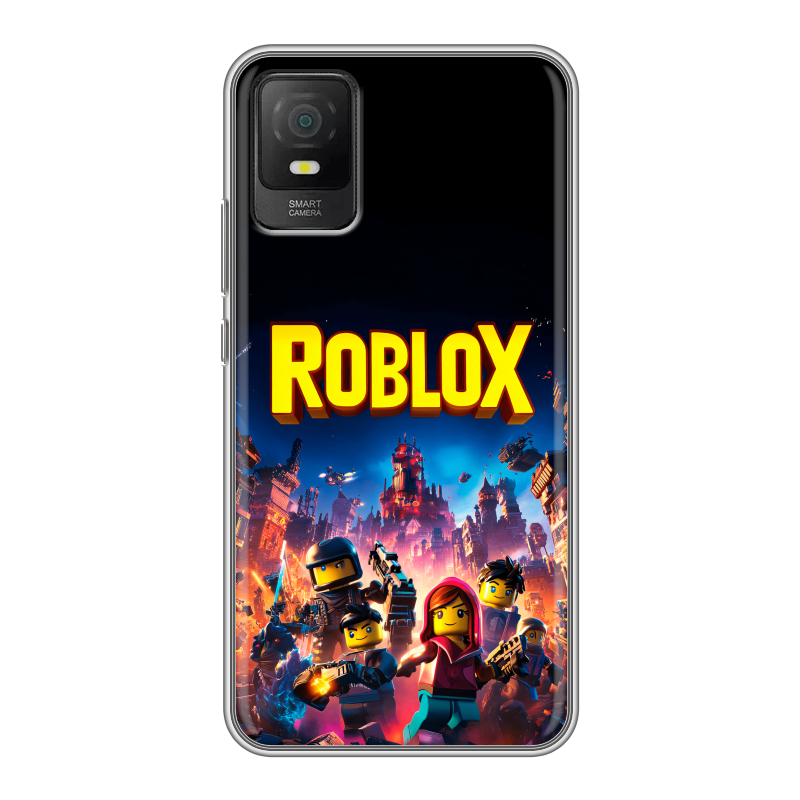 Силиконовый чехол на TCL 403 с принтом Roblox Роблокс Силиконовый чехол на TCL 403 с принтом Roblox Роблокс