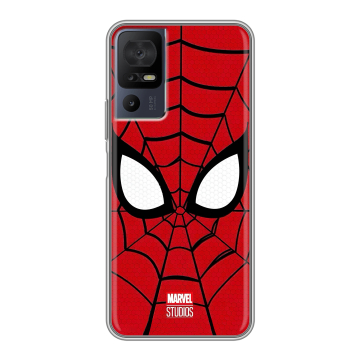 Силиконовый чехол на TCL 40 se с принтом человек паук spiderman Силиконовый чехол на TCL 40 se с принтом человек паук spiderman