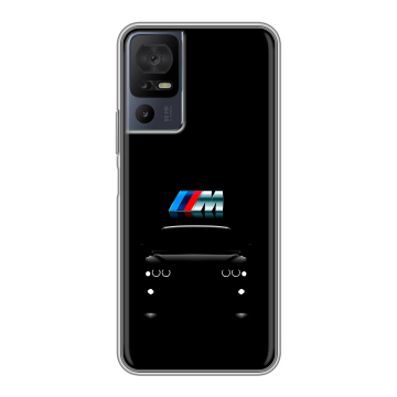 Силиконовый чехол на TCL 40 se с принтом БМВ BMW Силиконовый чехол на TCL 40 se с принтом БМВ BMW