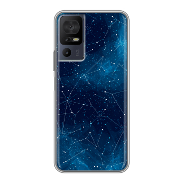Силиконовый чехол на TCL 40 se с принтом Космос звезды Силиконовый чехол на TCL 40 se с принтом Космос звезды