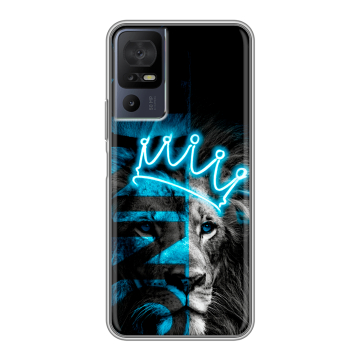 Силиконовый чехол на TCL 40 se с принтом Король лев Силиконовый чехол на TCL 40 se с принтом Король лев