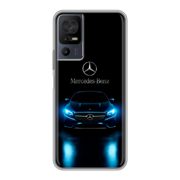 Силиконовый чехол на TCL 40 se с принтом Mercedes Мерседес Силиконовый чехол на TCL 40 se с принтом Mercedes Мерседес