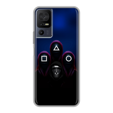 Силиконовый чехол на TCL 40 se с принтом Игра Кальмара Силиконовый чехол на TCL 40 se с принтом Игра Кальмара
