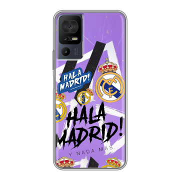 Силиконовый чехол на TCL 40 se с принтом Real Madrid Реал Мадрид Силиконовый чехол на TCL 40 se с принтом Real Madrid Реал Мадрид