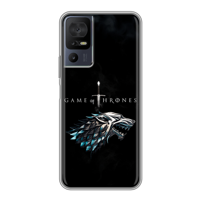 Силиконовый чехол на TCL 40 se с принтом Игра Престолов Game Thrones Силиконовый чехол на TCL 40 se с принтом Игра Престолов Game Thrones