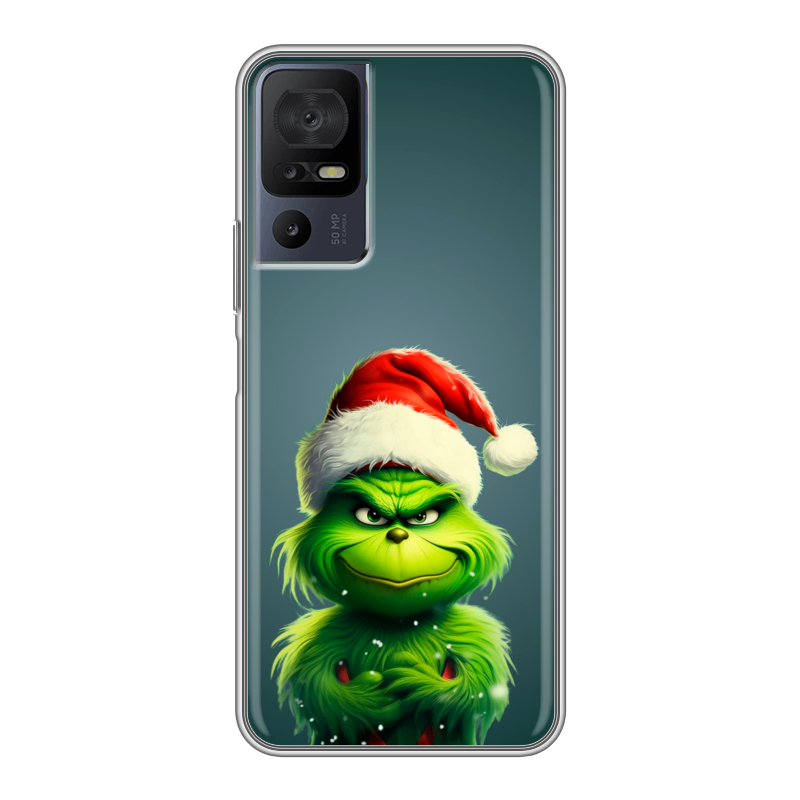 Силиконовый чехол на TCL 40 se с принтом Новый год Силиконовый чехол на TCL 40 se с принтом Новый год