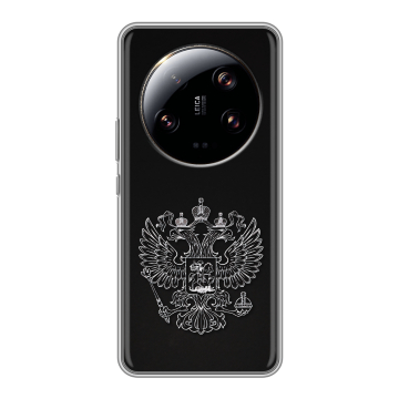 Силиконовый чехол на Xiaomi 13 Ultra с принтом Герб России Силиконовый чехол на Xiaomi 13 Ultra с принтом Герб России