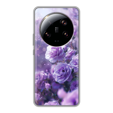 Силиконовый чехол на Xiaomi 13 Ultra с принтом Розы цветы Силиконовый чехол на Xiaomi 13 Ultra с принтом Розы цветы