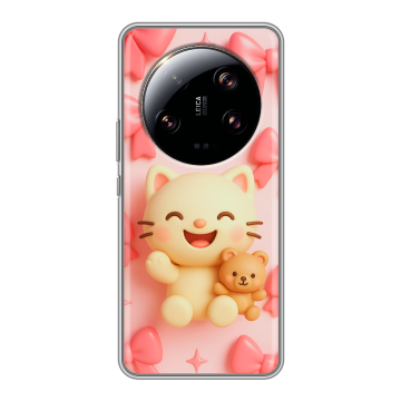 Силиконовый чехол на Xiaomi 13 Ultra с принтом для девочек