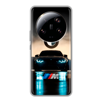 Силиконовый чехол на Xiaomi 13 Ultra с принтом БМВ BMW Силиконовый чехол на Xiaomi 13 Ultra с принтом БМВ BMW