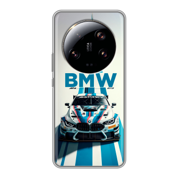Силиконовый чехол на Xiaomi 13 Ultra с принтом БМВ BMW