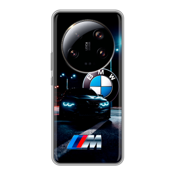 Силиконовый чехол на Xiaomi 13 Ultra с принтом БМВ BMW Силиконовый чехол на Xiaomi 13 Ultra с принтом БМВ BMW