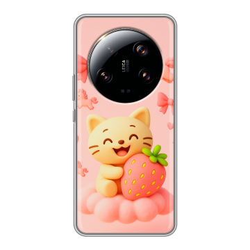 Силиконовый чехол на Xiaomi 13 Ultra с принтом для девочек