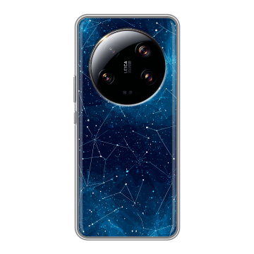Силиконовый чехол на Xiaomi 13 Ultra с принтом Космос звезды