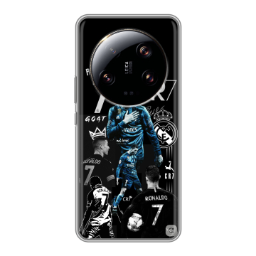 Силиконовый чехол на Xiaomi 13 Ultra с принтом Реал Роналдо Силиконовый чехол на Xiaomi 13 Ultra с принтом Реал Роналдо