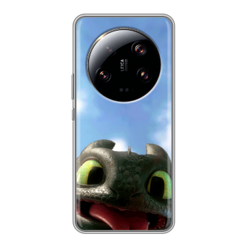 Силиконовый чехол на Xiaomi 13 Ultra с принтом Как приручить дракона