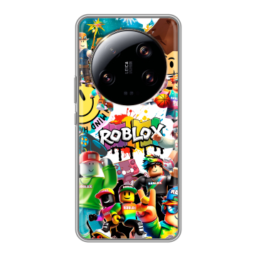 Силиконовый чехол на Xiaomi 13 Ultra с принтом Roblox Роблокс Силиконовый чехол на Xiaomi 13 Ultra с принтом Roblox Роблокс