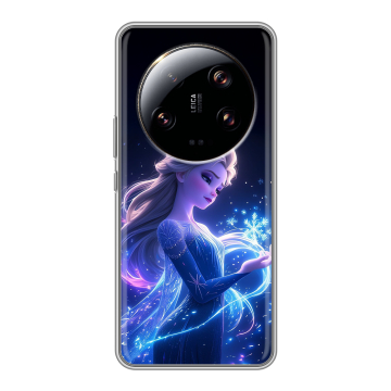 Силиконовый чехол на Xiaomi 13 Ultra с принтом Холодное сердце Frozen