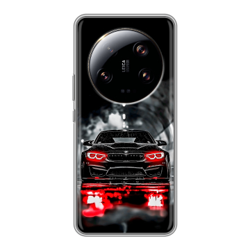 Силиконовый чехол на Xiaomi 13 Ultra с принтом BMW БМВ Силиконовый чехол на Xiaomi 13 Ultra с принтом BMW БМВ