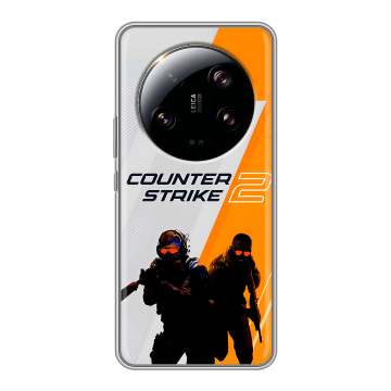 Силиконовый чехол на Xiaomi 13 Ultra с принтом Counter Strike