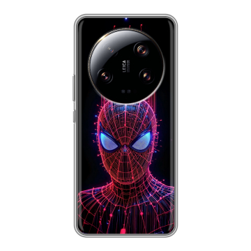 Силиконовый чехол на Xiaomi 13 Ultra с принтом Spiderman Человек паук