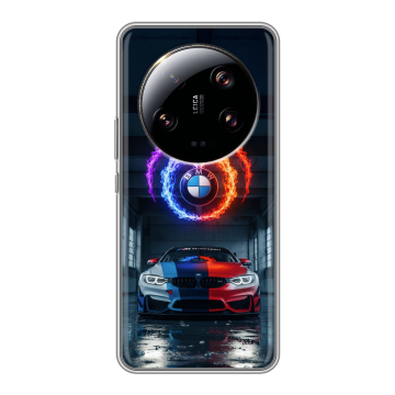 Силиконовый чехол на Xiaomi 13 Ultra с принтом BMW БМВ