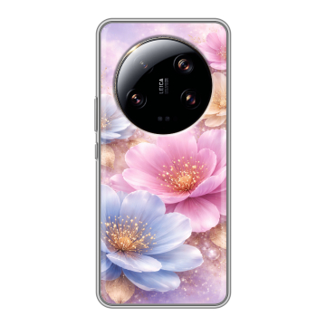 Силиконовый чехол на Xiaomi 13 Ultra с принтом женский